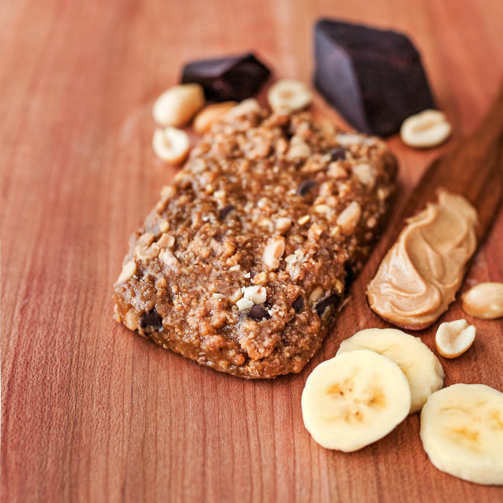 slide 2 of 3, CLIF Peanut Butter Banana Dark Chocolate Energy Bars, 6 ct; 2.4 oz