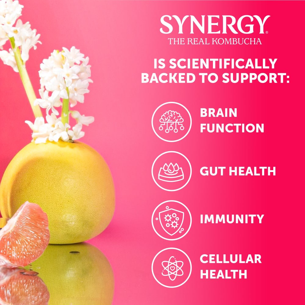 slide 6 of 6, GT's Raw Pomelo Pink Lemonade Kombucha 16 fl oz, 16 fl oz