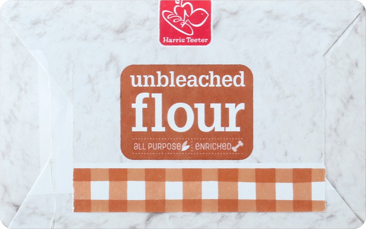 slide 3 of 6, Harris Teeter Unbleached Flour, 5 lb