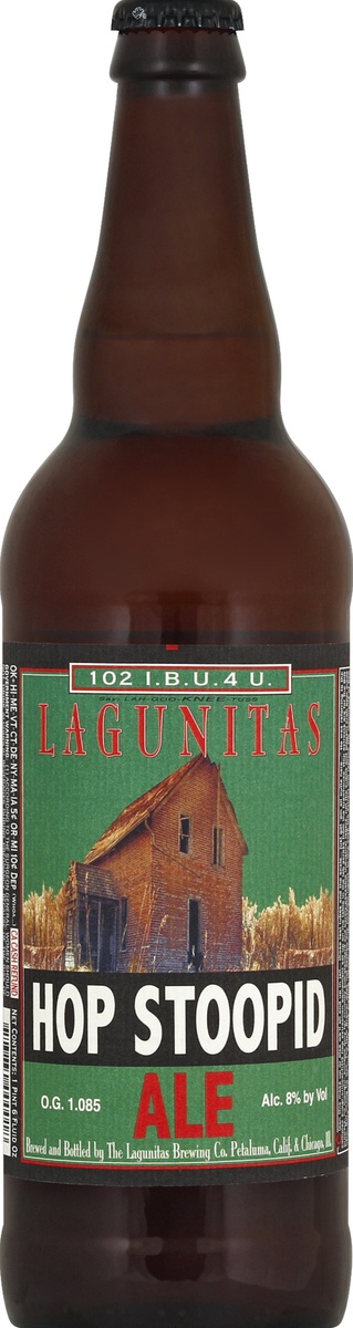 slide 5 of 6, Lagunitas Hop Stoopid, 22 oz btl