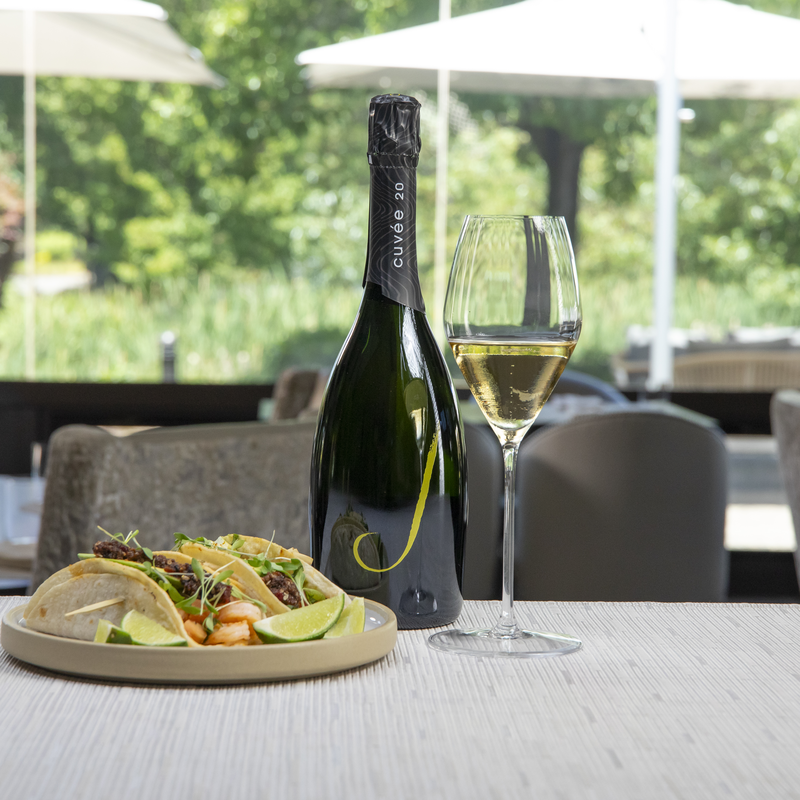 slide 3 of 3, J Vineyards Cuvee 20 Brut Sparkling, 750 ml