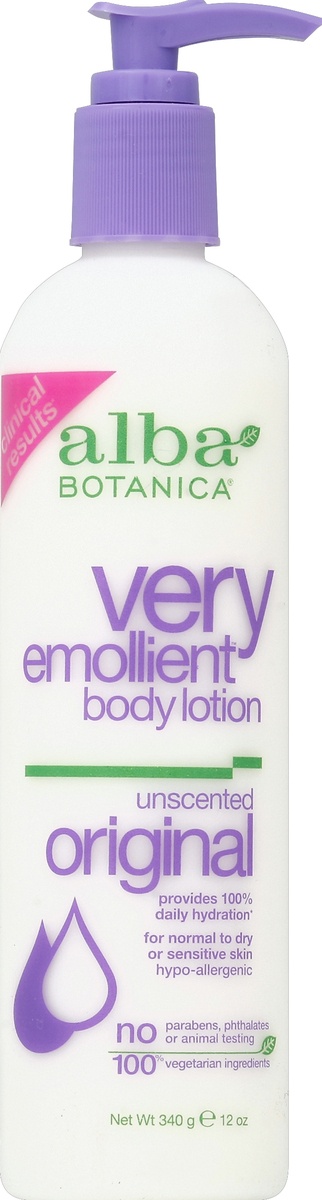 slide 5 of 6, Alba Botanica Body Lotion 12 oz, 12 oz