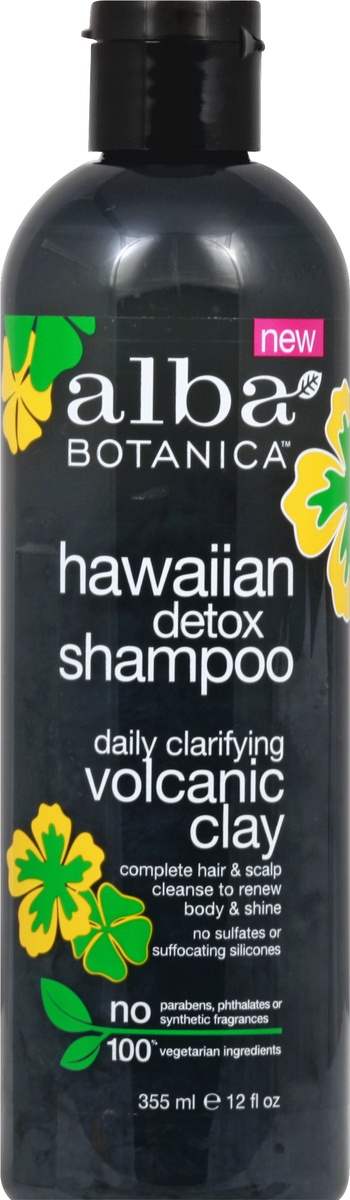 slide 2 of 2, Alba Botanica Hawaiian Detox Shampoo, 12 oz