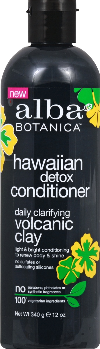 slide 2 of 2, Alba Botanica Hawaiian Detox Conditioner, 12 oz