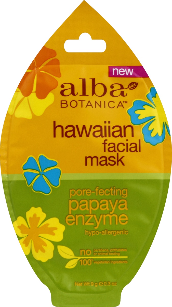 slide 2 of 2, Alba Botanica Hawaiian Facial Mask, 0.3 oz