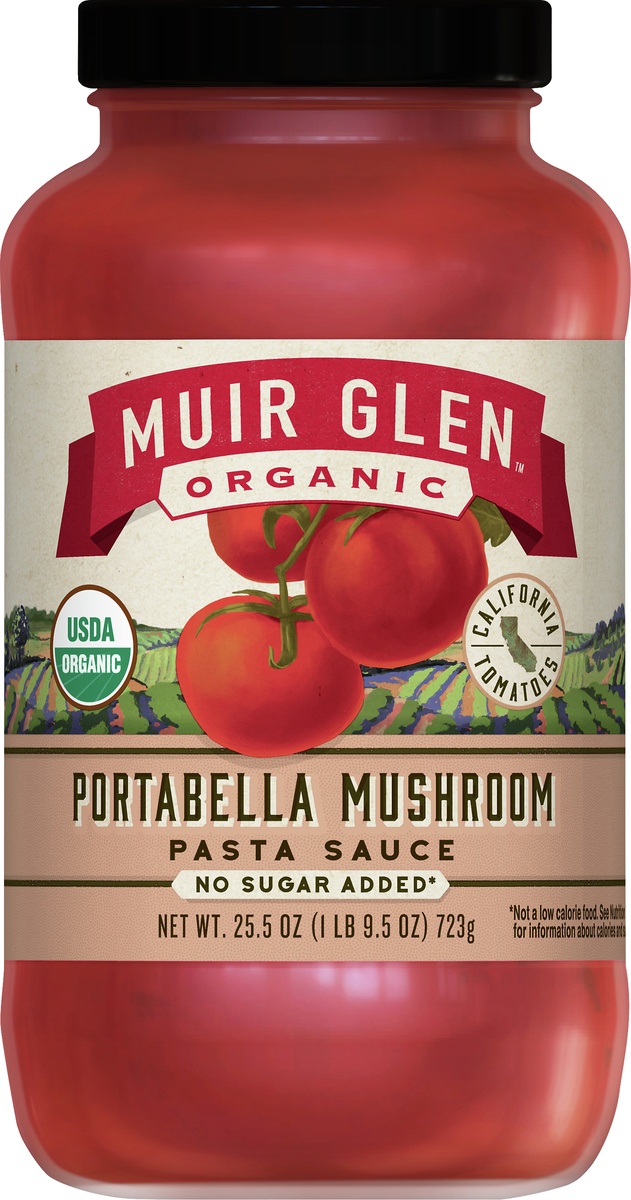 slide 9 of 10, Muir Glen Portabella Mushroom Pasta Sauce, 25.5 oz