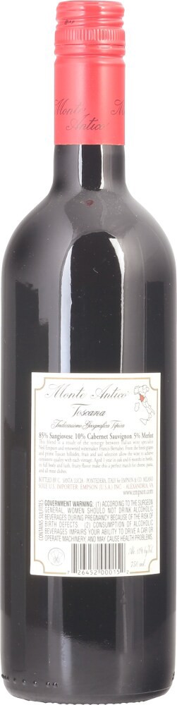 slide 2 of 3, Monte Antico Wine, 1 ct