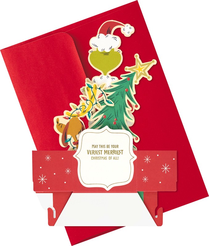 slide 2 of 2, Hallmark Dr. Seuss Grinch Pop-Up Christmas Card (Merry Grinchmas), 1 ct