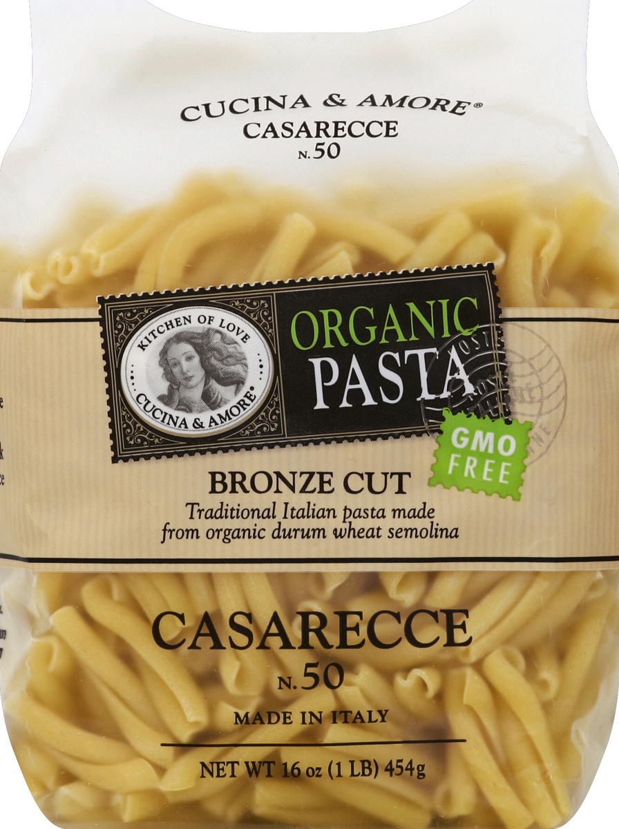 slide 5 of 5, Cucina & Amore Organic Pasta - Casarecce, 16 oz
