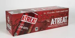 A-Treat Cream Soda 12 Pk 12 Oz Cans 144 Oz