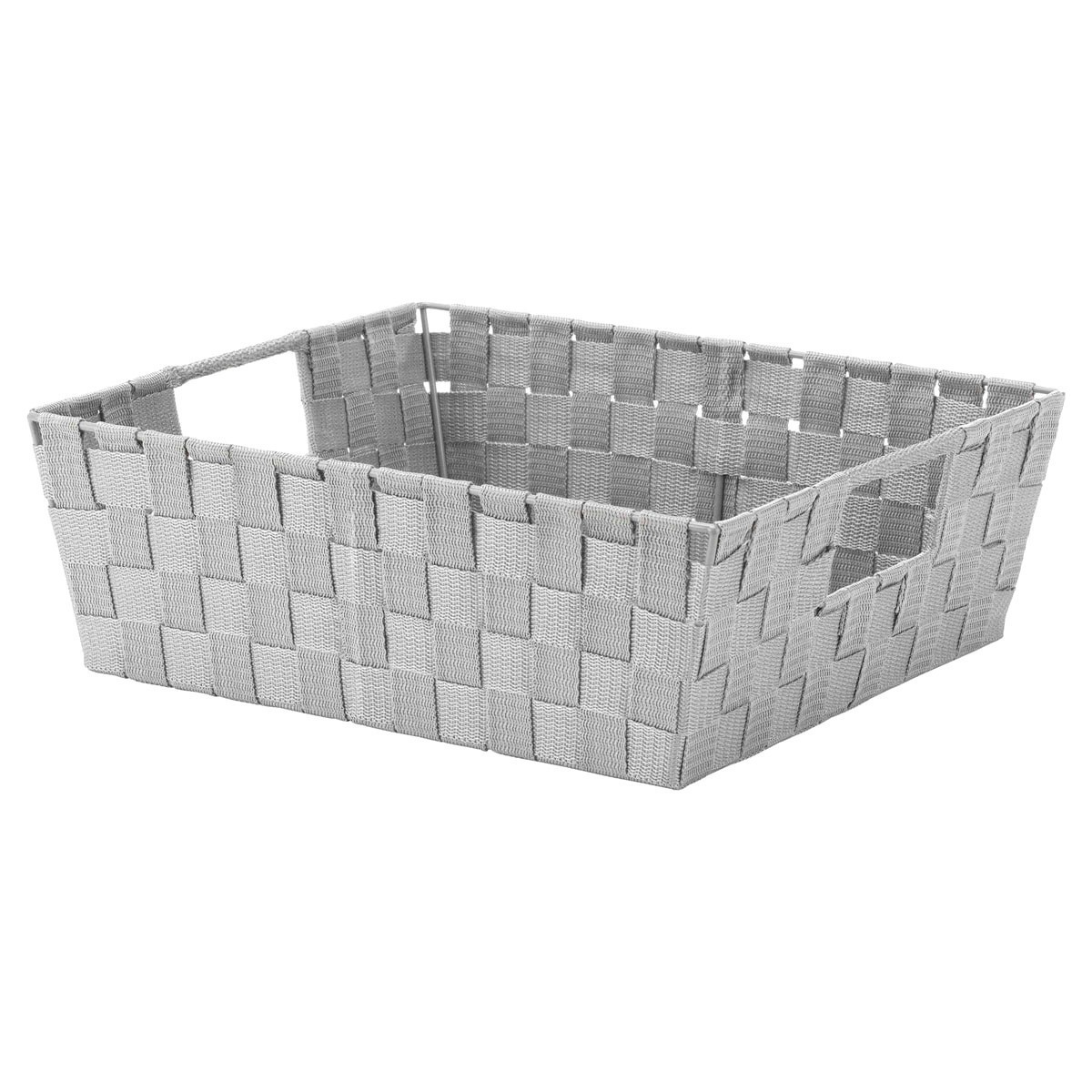 slide 1 of 1, Whitmor Woven Strap Shelf Basket - Alloy, 1 ct