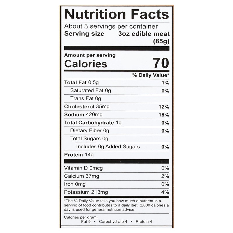 slide 3 of 5, Aqua Star Wild Southern King Crab 1 lb, 1 lb