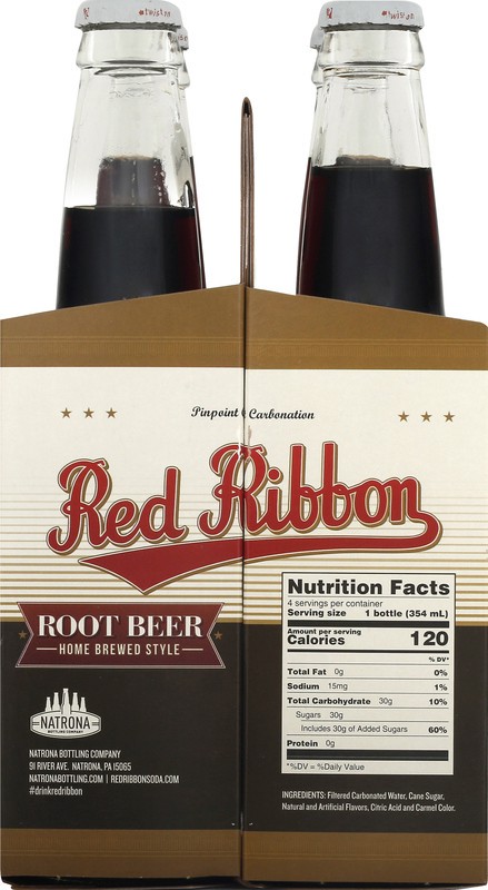 slide 5 of 5, Red Ribbon Root Beer 4 oz, 4 oz