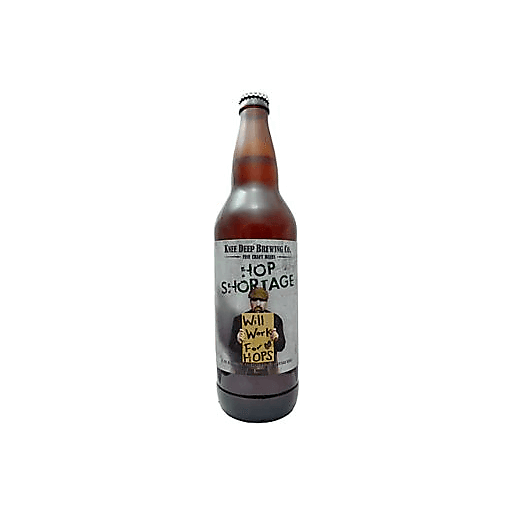 slide 1 of 1, Knee Deep Brewing Co. Knee Deep Hop Shortage 3x Ipa, 22 oz btl