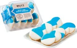 Molly's Bakehouse Blue & White Cookies, 10 Cookies