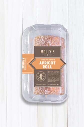 slide 1 of 1, Molly's Bake House Kosher Gluten Free Apricot Roll, 14 oz