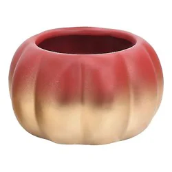 Debi Lilly Gold Fade Pumpkin Planter - EA