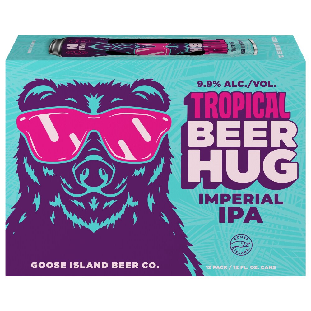 slide 2 of 2, Goose Island Beer Co. Tropical Beer Hug Imperial Ipa, 12 ct; 12 fl oz