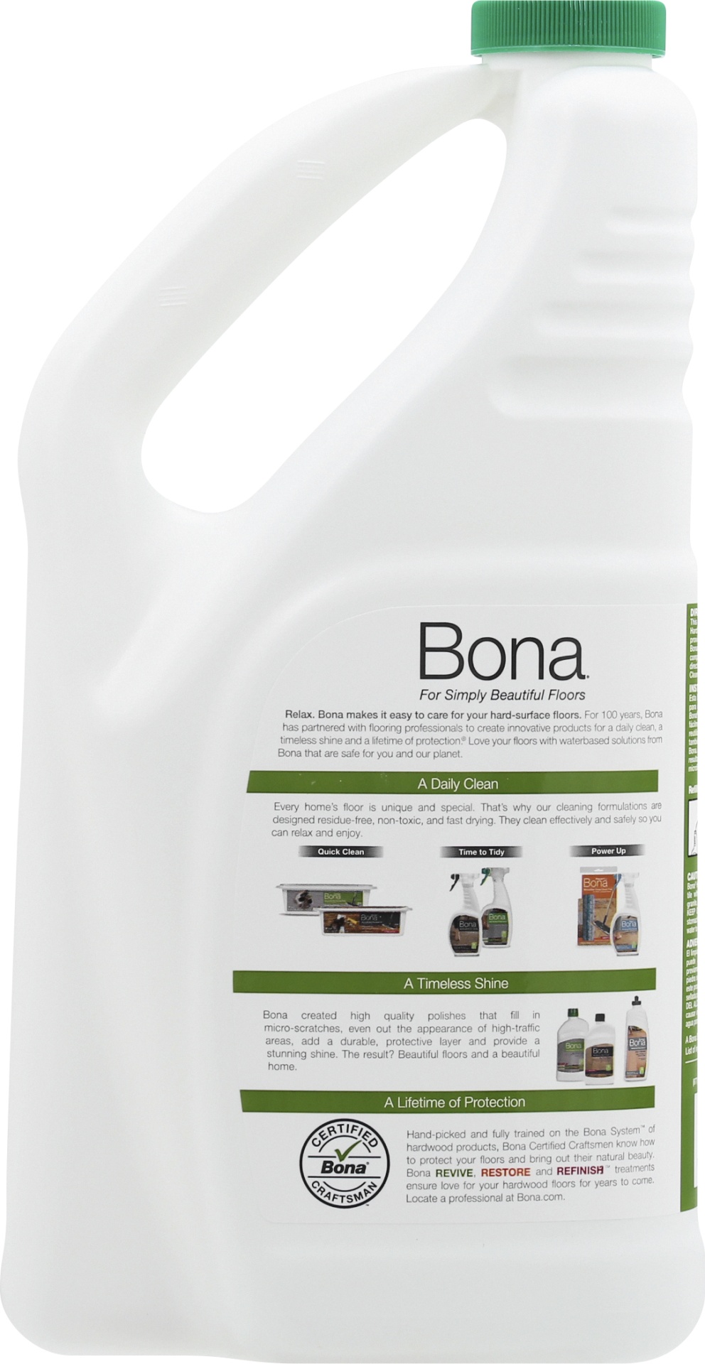 slide 10 of 14, Bona Hard-Surface Floor Cleaner Refill, 64 fl oz