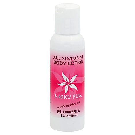 slide 1 of 1, Moku Pua Body Lotion All Natural Plumeria Bottle - 2.3 Oz, 2.3 oz