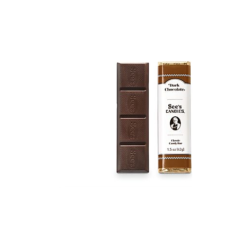 See's Candies See's Dark Chocolate Candy Bar 1.5 oz Shipt