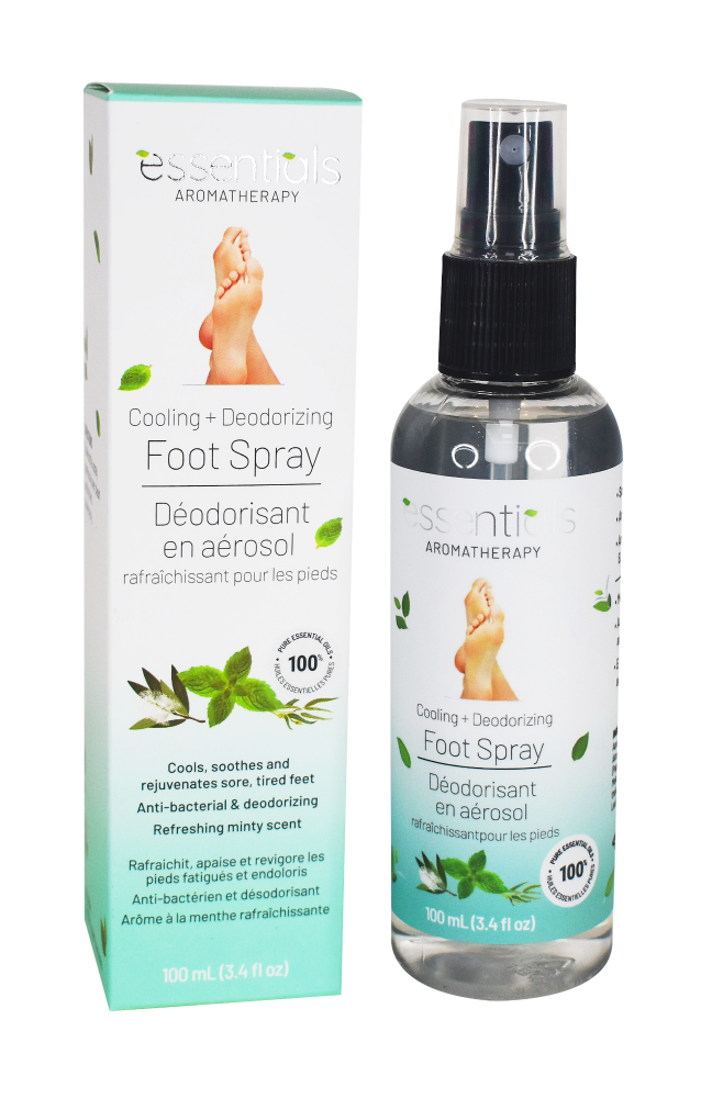 slide 1 of 1, Relaxus Essential Aromatherapy Cooling + Deodorizing Foot Spray, 3.4 fl oz