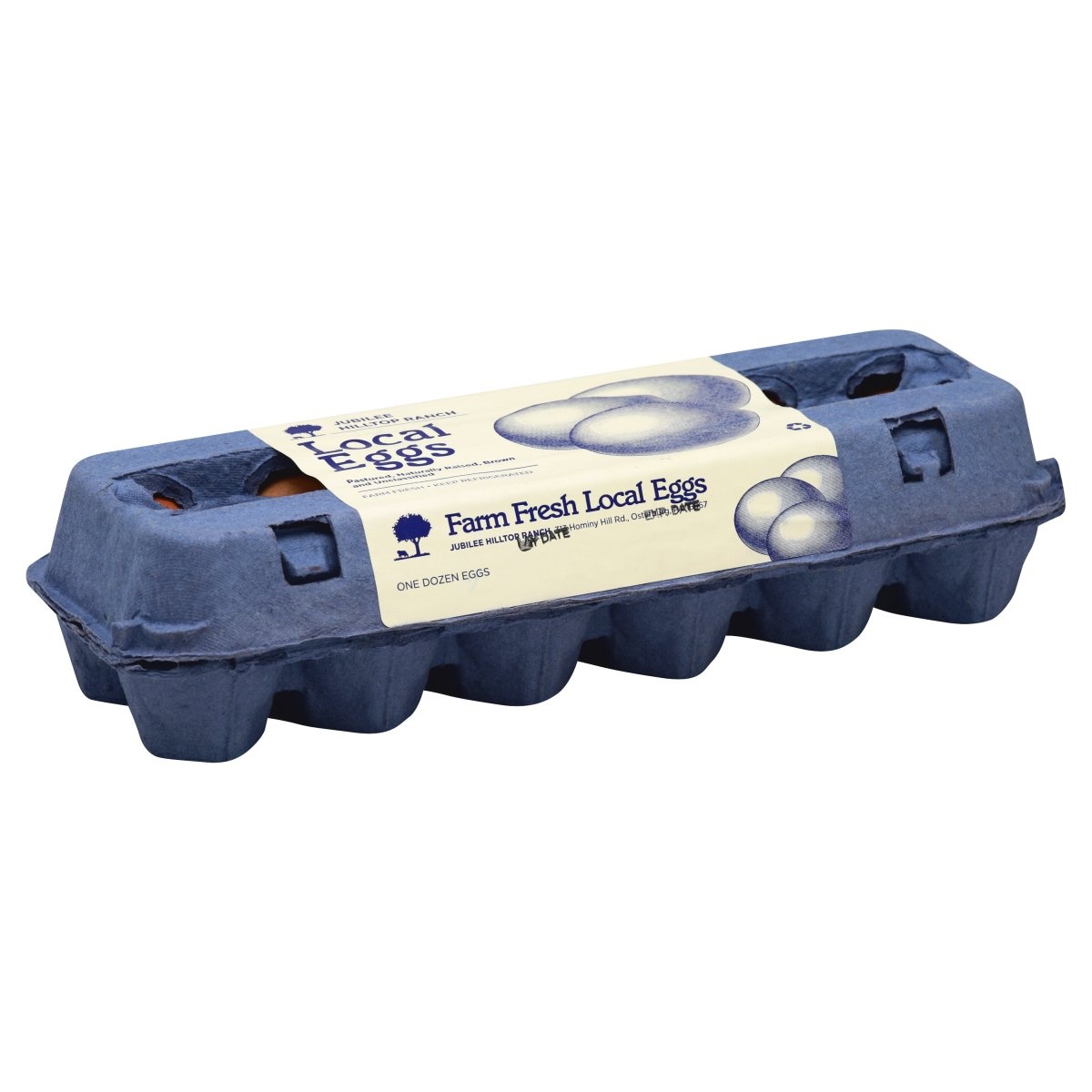 slide 1 of 1, Jubilee Hilltop Ranch Dozen Eggs, 1 ct