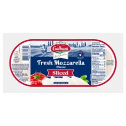 Galbani Fresh Mozzarella Sliced Log, 16 oz