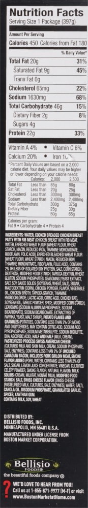 slide 3 of 4, Boston Market Chicken Cordon Bleu 14 oz, 14 oz