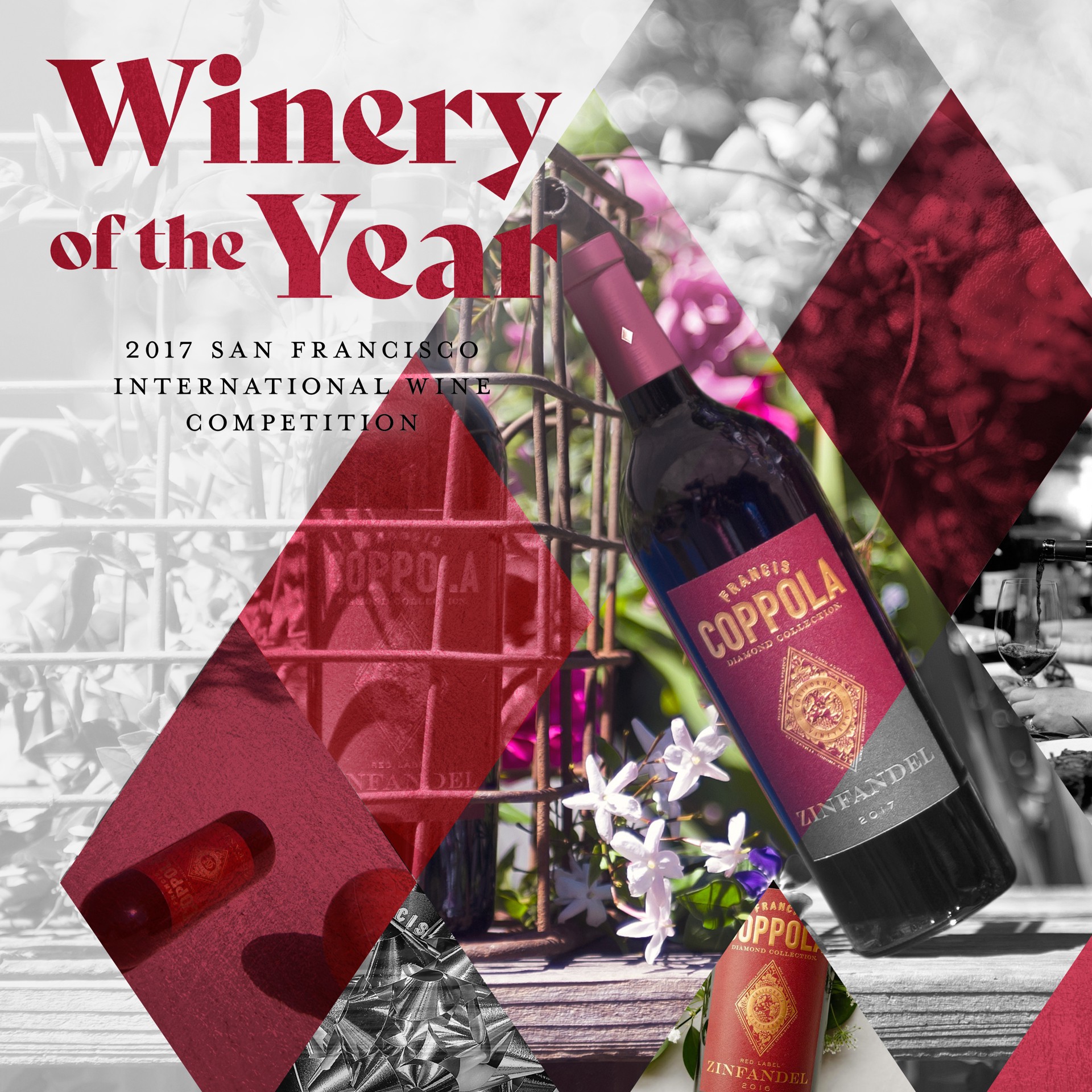 slide 2 of 3, Coppola Zinfandel, California, 750 ml