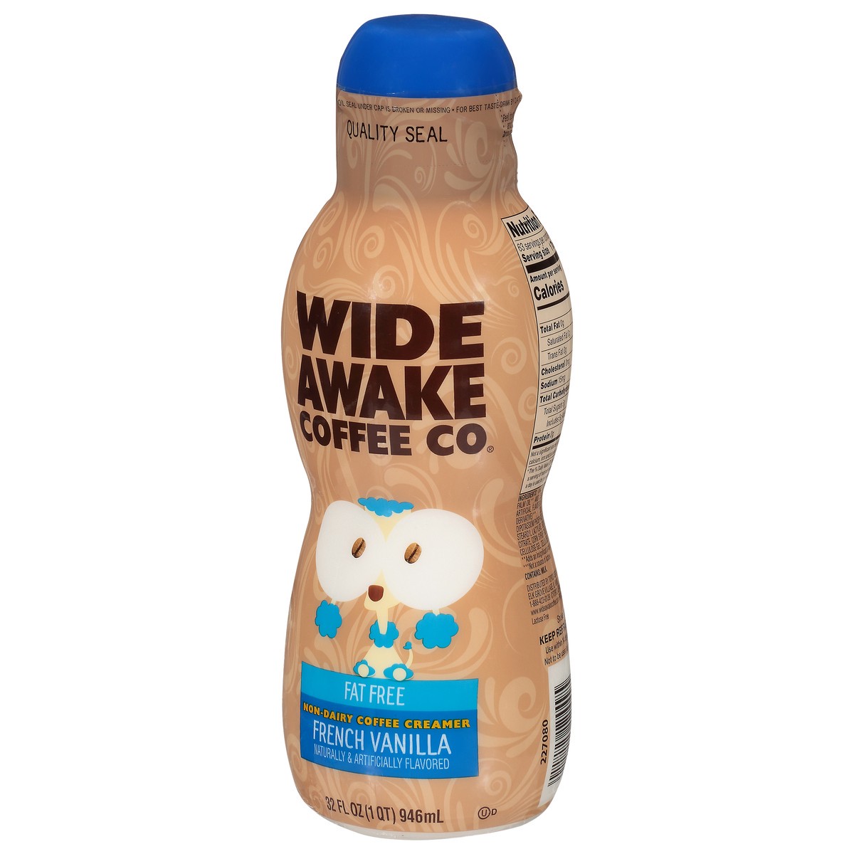 slide 10 of 15, Wide Awake Coffee Co. Non-Dairy French Vanilla Coffee Creamer 32 fl oz, 32 fl oz