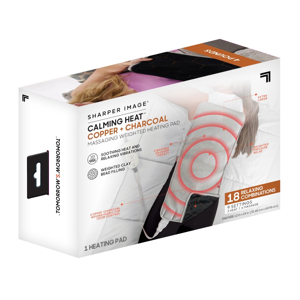 slide 3 of 5, Si Chrcl Cppr Massgng Heatng Pad, 1 ct