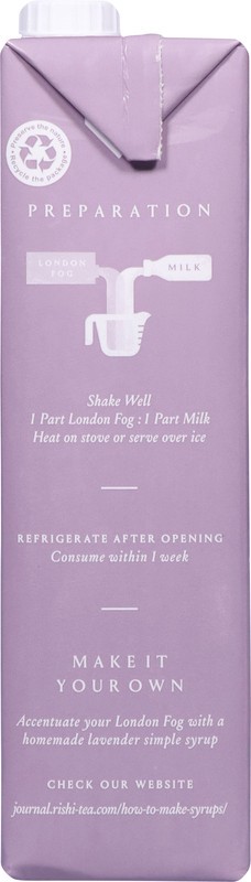 slide 5 of 5, Rishi Organic London Fog Tea Concentrate - 32 fl oz, 32 fl oz