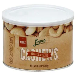 Lowes Foods Lowes Cashews Whole