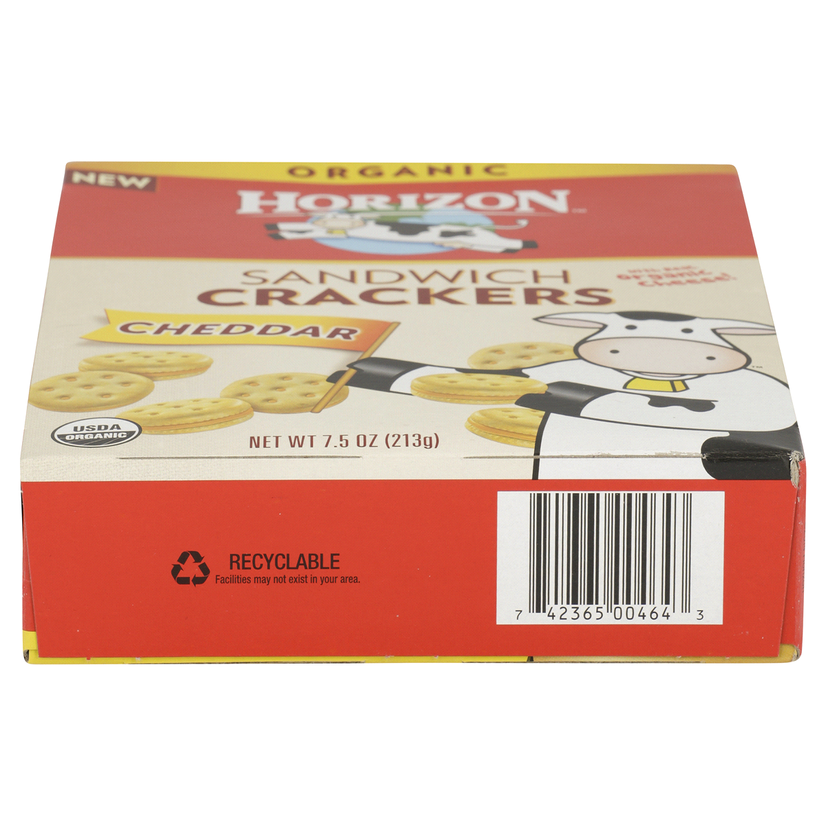 slide 6 of 6, Horizon Organic Cheddar Sandwich Crackers, 7.5 oz