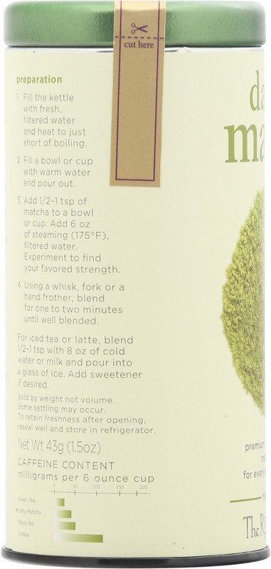 slide 2 of 4, The Republic of Tea Daily Matcha Tea Powder 1.5 oz, 1.5 oz