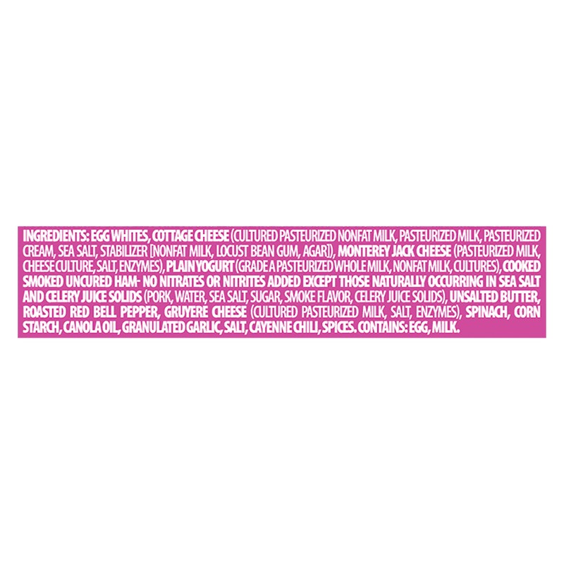 slide 3 of 3, Three Bridges Uncured Ham & Gruyere Egg Bites made w/ Egg Whites, 4 oz