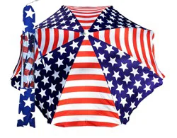 Beach Umbrella - American Flag, 1 ct
