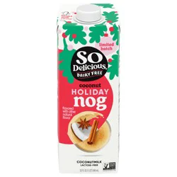 So Delicious UHT Coconut Milk Holiday Nog, 1 Quart
