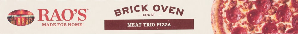 slide 3 of 3, Rao's Made for Home Brick Oven Crust Meat Trio Pizza 20.8 oz, 20.8 oz