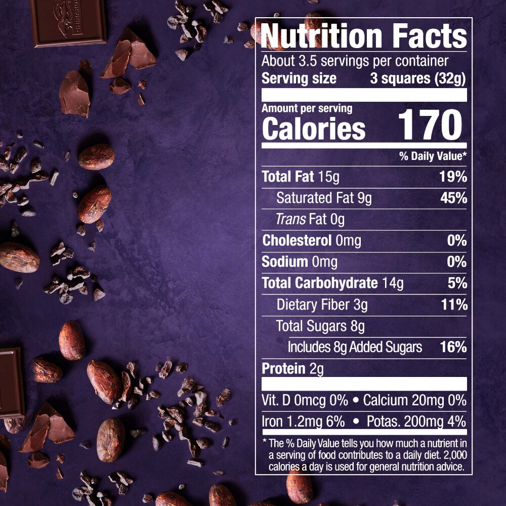 slide 4 of 5, Ghirardelli Holiday Intense Dark 72% Cacao Chocolate Square, 4.1 oz