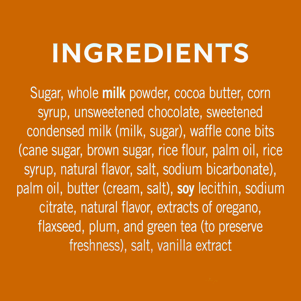 slide 2 of 6, GHIRARDELLI Milk Chocolate Caramel Waffle Cone Squares, 5.2 oz Bag, 5.2 oz