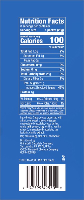 slide 3 of 5, Ghirardelli Classic Hot Cocoa, 8 oz