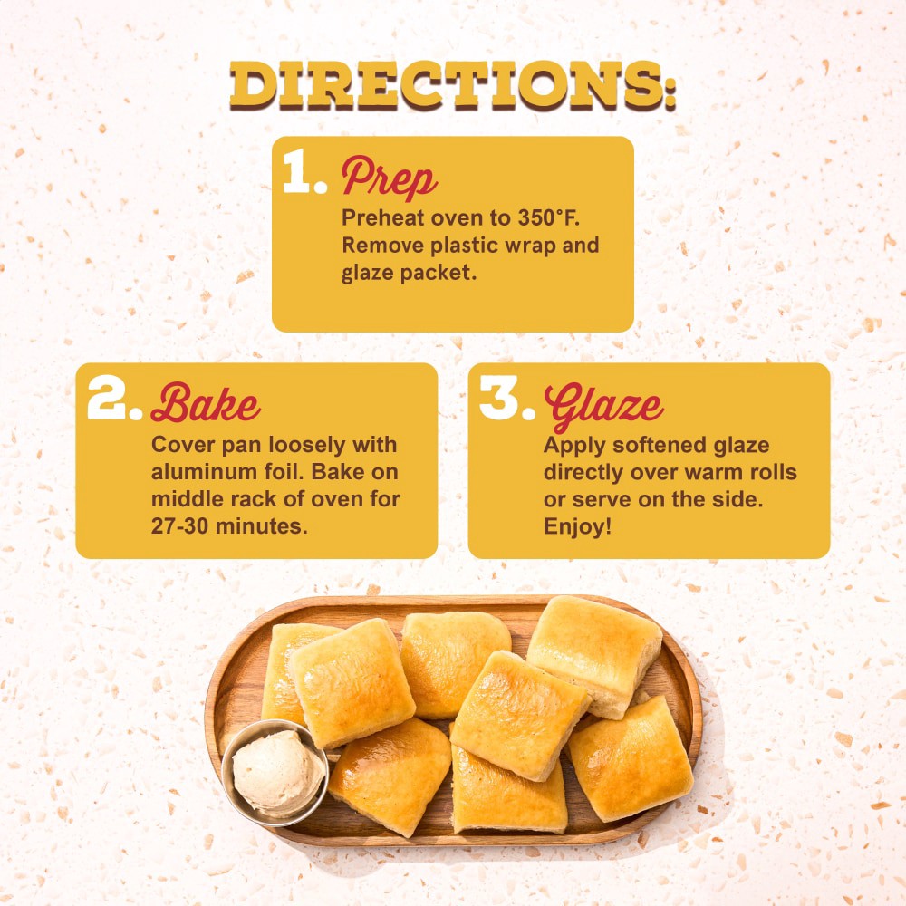 slide 2 of 6, Texas Roadhouse Mini Rolls with Honey Cinnamon Glaze, 12 ct
