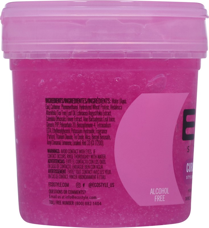 slide 4 of 4, Eco Styler Curl & Wave Firm Hold Styling Gel 16 oz, 16 oz