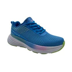 Vively Womens Phoenix Running Shoe, Blue, Size 8.5