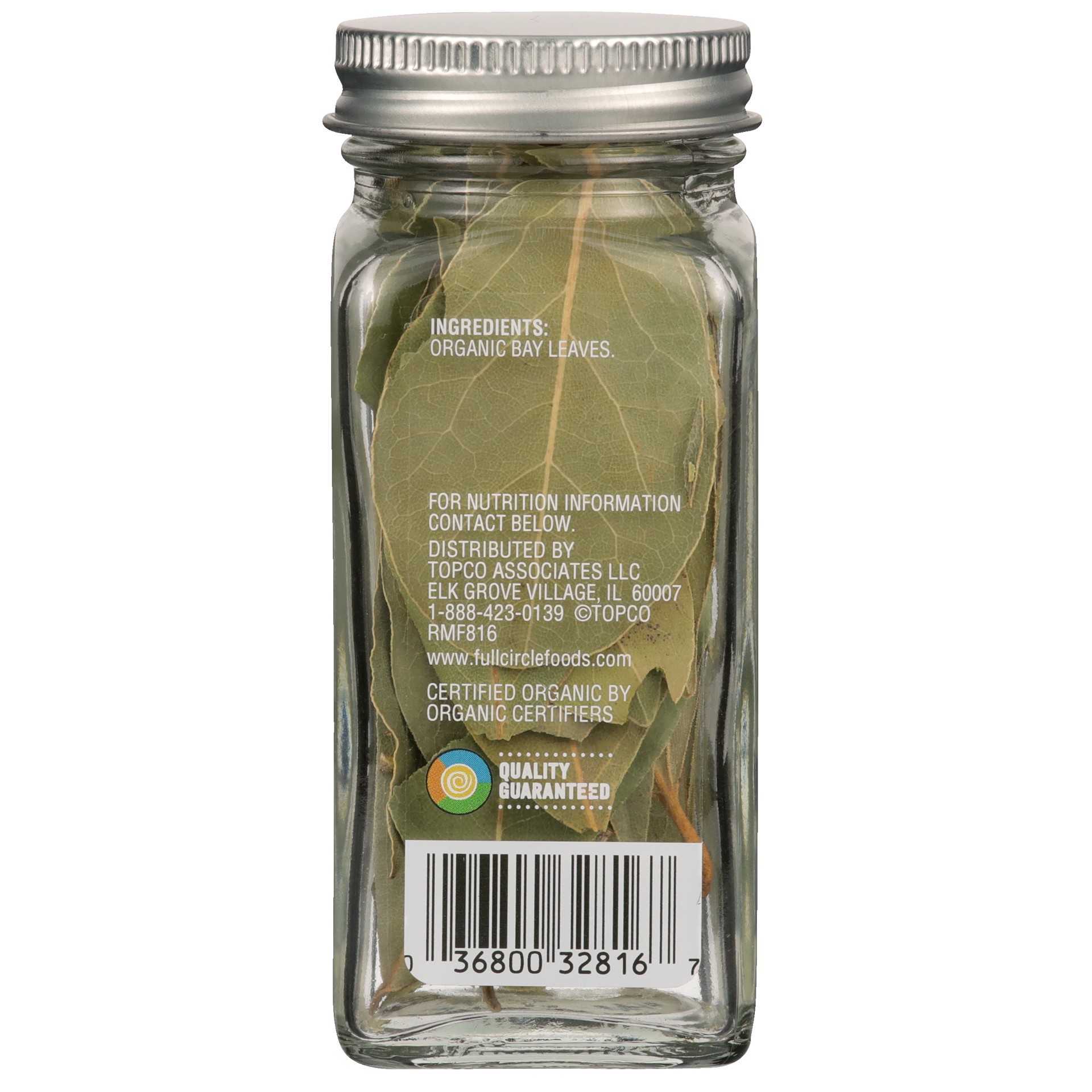 slide 2 of 6, Full Circle Market Bay Leaves, 0.15 oz