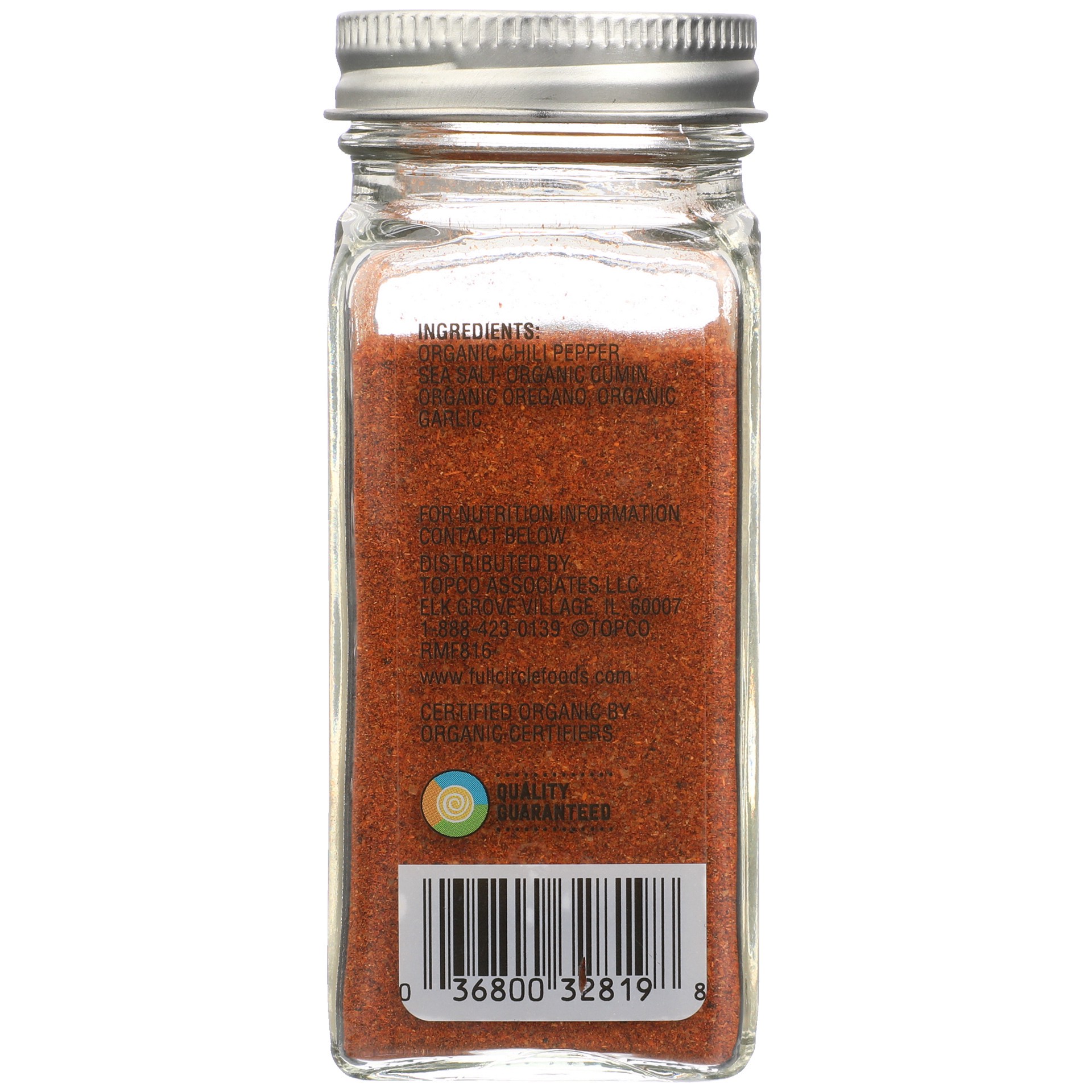slide 3 of 6, Full Circle Market Organic Chili Powder with Salt - 2 oz, 2 oz