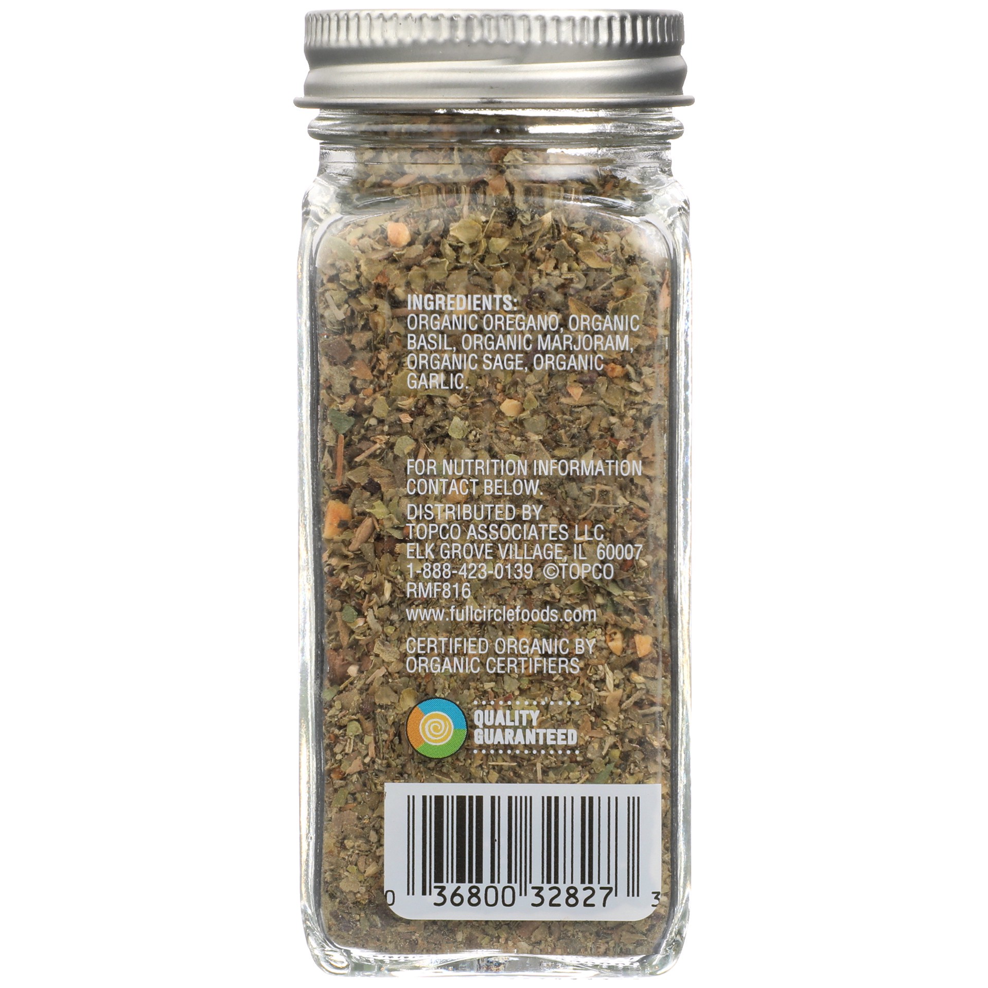 slide 3 of 6, Full Circle Market Organic Italian Seasoning 0.8 oz, 0.8 oz