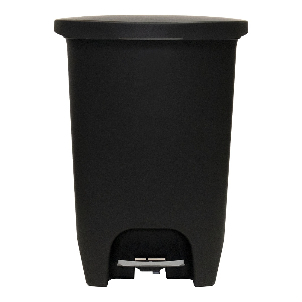 slide 1 of 1, Glad 13 Gallon Trash Can - Black, 1 ct